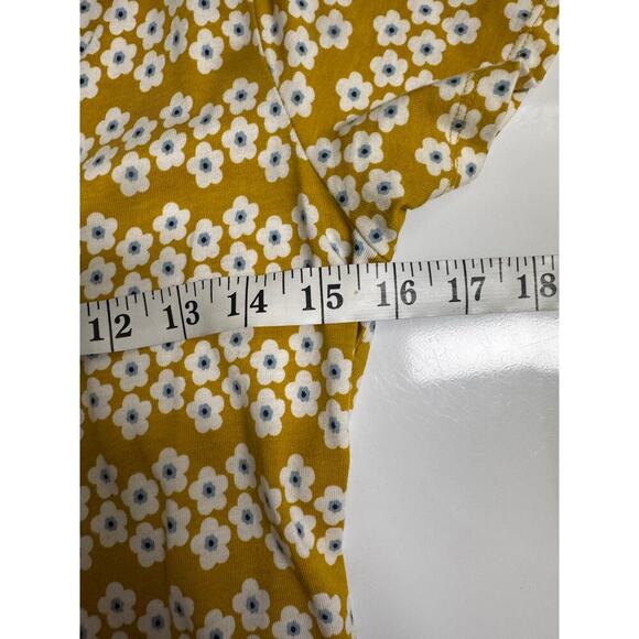 Boden • Penelope Jersey Dress mustard yellow Dijon Daisy Stripe midi Size 6 NWOT - Picture 5 of 7